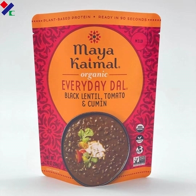 Fast Food Retort Pouch Packaging High Barrier High Temperature