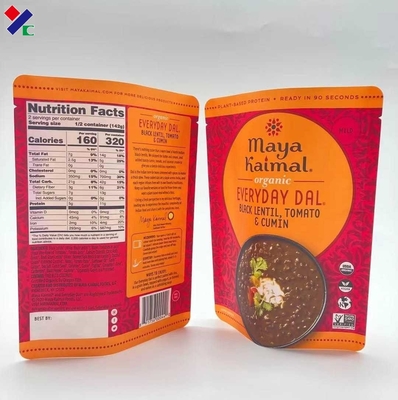 Fast Food Retort Pouch Packaging High Barrier High Temperature