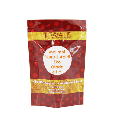 Heat Seal Retort Pouch Packaging High Barrier With Tear Notch
