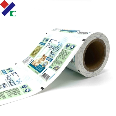 Laminated Printed Food Packaging Film Roll 76mm Core 30 Micron