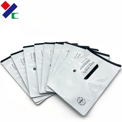 Aluminum 3 Side Seal Sachet Recyclable Transparent 130*180 Makeup Tools Sealable Pouch