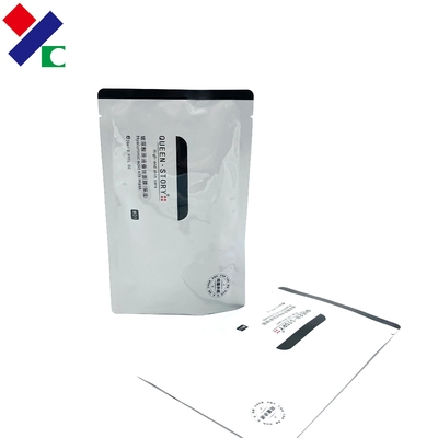 Aluminum 3 Side Seal Sachet Recyclable Transparent 130*180 Makeup Tools Sealable Pouch