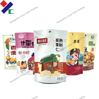 ASTM Aluminum Foil Retort Pouch Packaging Gloss Varnish