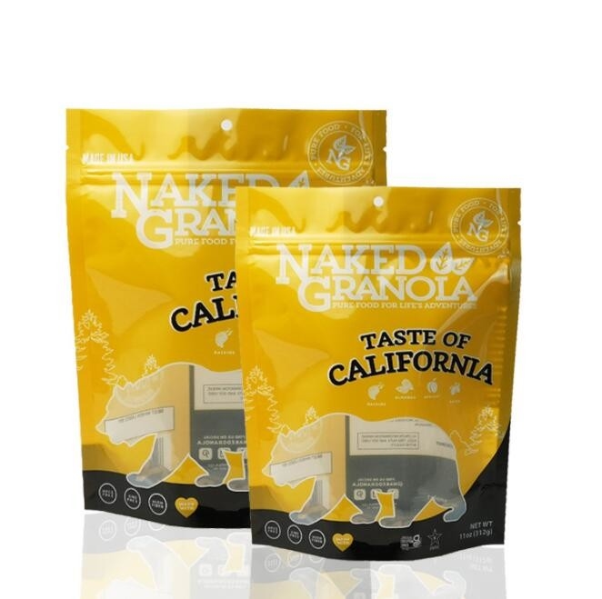 Matte Eco Recyclable Food Pouches Tasteless Resealable Plastic Stand Up Bags 150 mic