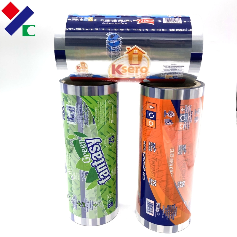Aluminum Foil Laminating Film Roll Flexible Packaging CMYK 30 Micron VMCPP