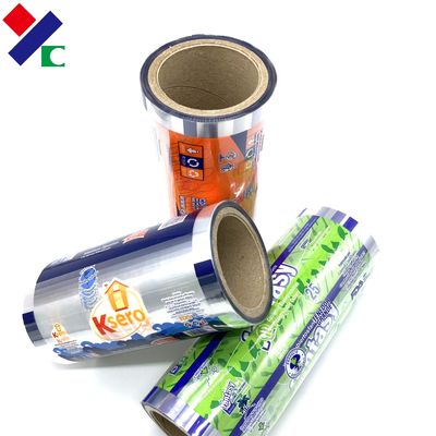 Lamelliertes PET beschichtete Nahrungsmittelverpackungsfolie-Rolle für Sugar Salt Sachet Wrapping
