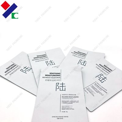 Nicht druckte Staub-Gewohnheit das Seitenbeutel-Aluminiumfolie-Masken-Verpacken der dichtungs-drei